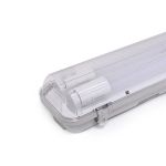 Noxion LED Vandtæt Lysrender Armaturhus Poseidon V2.0 incl. 2x Noxion LED Lysrør T8 Standard Output 15W 2x1800lm - 830 Varm Hvid | 120cm
