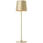 Brilliant Bordlampe Kaami Metal Plast  Guld 2W 310lm - 830 Varm Hvid | 100mm - IP44 - Udendørs - Dæmpbar 