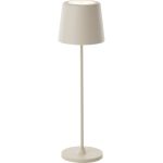 Brilliant Bordlampe Kaami Metal Plast  Beige 2W 310lm - 830 Varm Hvid | 100mm - IP44 - Udendørs - Dæmpbar 
