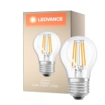 Ledvance Classic LED E27 Pære filament klar 4.2W 470lm - 927 ekstra varm hvid | bedste farvegengivelse - dæmpbar - erstatter 40W