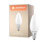 Ledvance Classic LED E14 Kerte Matt 5.9W 806lm - 827 Ekstra Varm Hvid | Dæmpbar - Erstatter 60W