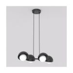 Emibig Pendel Lampe Boom Stål Sort | Egnet til 4x G9 - Max 8W