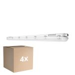 Fordelspakke 4x Ledvance LED Vandtæt Lysrender Fugttæt 58W 8000lm - 840 Kold Hvid | 150cm