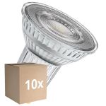 Fordelspakke 10x Ledvance LED Spot GU10 PAR16 6.1W 575lm 60D - 930 Varm Hvid | Bedste Farvegengivelse - Dæmpbar - Erstatter 80W