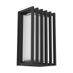 Eglo Vægbelysning Genovese Aluminium Sort 10W 1050lm - 865 Dagslys | IP65 - Bevægelsessensor