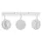 Ledvance LED Decor Spot Saturn Plast  Hvid 29W 935lm - 830-842-865 CCT