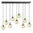 Emibig Pendel Lampe Cosmo Stål Sort | Egnet til 9x E14 - Max 10W
