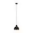 Eglo Pendel Lampe Truro 1 Stål Sort Kobber | IP20 - Egnet til 1x E27 