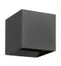 Eglo Vægbelysning Calpi 3 Aluminium Antracit Up & Down 2.8W 420lm - 830 Varm Hvid | IP54