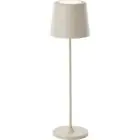 Brilliant Bordlampe Kaami Metal Plast  Beige 2W 310lm - 830 Varm Hvid | 100mm - IP44 - Udendørs - Dæmpbar 