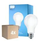 Fordelspakke 4x Philips Corepro LED Pære E27 Pære matt 17.5W 2452lm - 865 dagslys | erstatter 150W