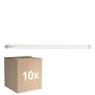 Fordelspakke 10x Sylvania ToLEDo Superia LED Lysrør T8 (EM/Mains) Ultra Efficiency 22.2W 4100lm - 840 Kold Hvid | 150cm - Erstatter 58W