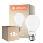 Fordelspakke 10x Ledvance Classic LED B22 Pære Matt 5.9W 806lm - 827 Ekstra Varm Hvid | Erstatter 60W