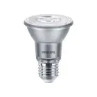 Philips Master Value LED Pære Reflektor E27 PAR20 6W 540lm 25D - 940 Kold Hvid | Bedste Farvegengivelse - Dæmpbar - Erstatter 50W