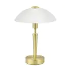 Eglo Bordlampe Solo 1 Stål Guld Hvid | IP20 - Egnet til 1x E14 