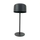 Eglo Bordlampe Roccanova Solar Stål Sort 2W 270lm - 830 Varm Hvid | IP44 - Berøringsdæmpbar - USB-C